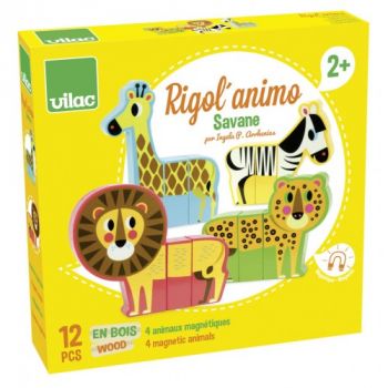 Магнитна играчка дърво Savane. Възраст: +2 год. /7703/, “Vilac“
