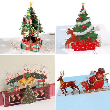 Many Greeting Cards: Merry Christmas. Card&Envel