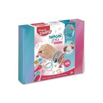 Комплект Maped Creative Imagin Style. Направи си сам гривни. Възраст: 7+