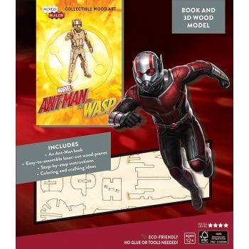 MARVEL: ANT-MAN AND THE WASP BOOK AND 3D WOOD MODEL