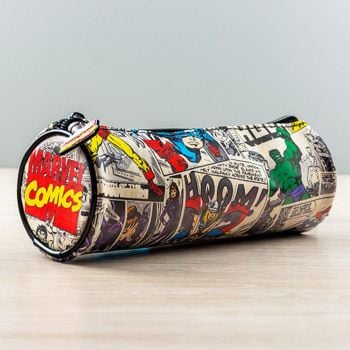 MARVEL COMICS AVENGERS BARREL PENCIL CASE