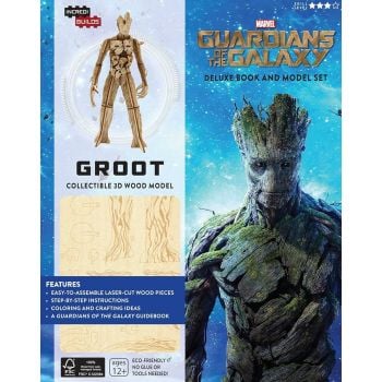 MARVEL GROOT: GUARDIANS OF THE GALAXY DELUXE BOOK AND MODEL SET