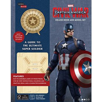 MARVEL`S CAPTAIN AMERICA CIVIL WAR DELUXE BOOK AND MODEL SET:A guide to the ultimate super soldier