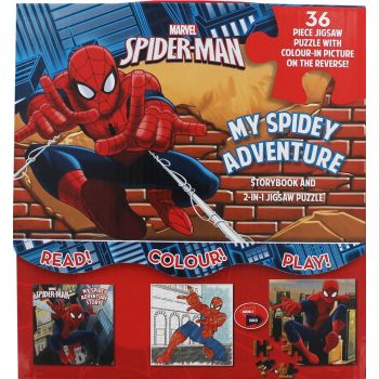 MARVEL SPIDER-MAN MY SPIDEY ADVENTURE: Storybook and 2-in-1 Jigsaw Puzzle