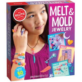MELT AND MOLD JEWELRY. “Klutz“