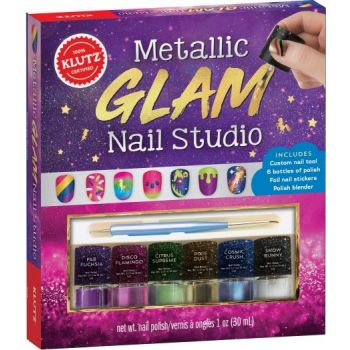 METALLIC GLAM NAIL STUDIO. “Klutz“
