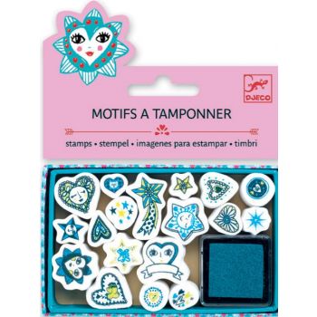 Мини детски печати Hearts and Stars. Възраст: 6+ год. /DJ09794/, “Djeco“