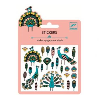 Мини стикери Feathers and Peacocks. /DJ09765/, “Djeco“