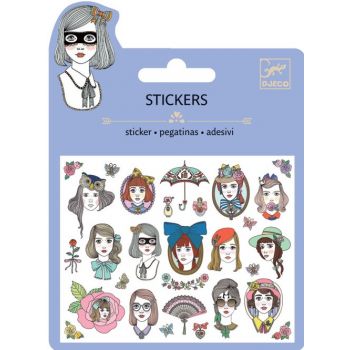 Мини стикери Portraits. /DJ09781/, “Djeco“