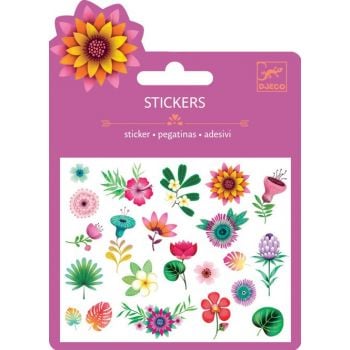 Мини стикери Tropical Flowers. /DJ09780/, “Djeco“