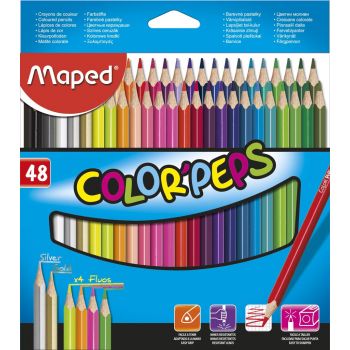 Моливи Maped Color Peps 48 цвята