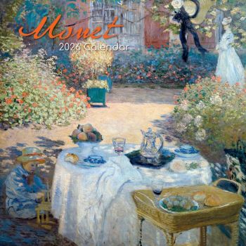 Monet. 16-Month Square Wall Calendar 2026