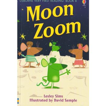 MOON ZOOM. “Usborne Very First Reading“, Book 8