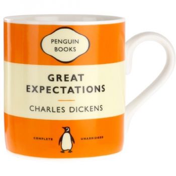 MUG GREAT EXPECTATIONS - Charles Dickens. Orange