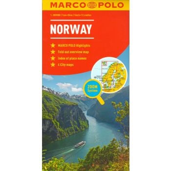 NORWAY. “Marco Polo Map“