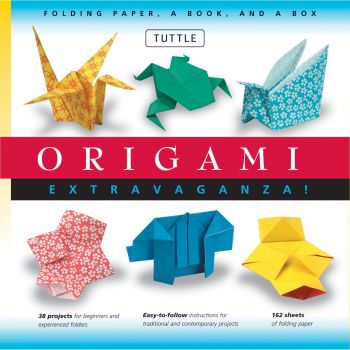 ORIGAMI EXTRAVAGANZA! Folding paper, a book, & a