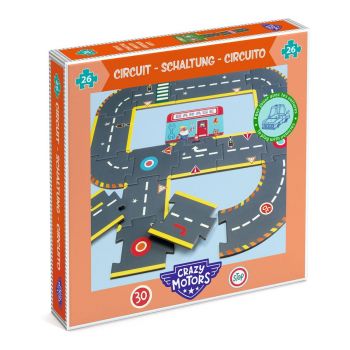 Пъзел гигант вселената на Crazy motors. Възраст: над 3 г. /DJ05498/