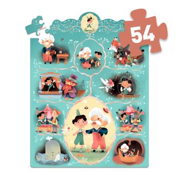 Пъзел Пинокио, 54 части. Възраст: 4+ год. /DJ07052/