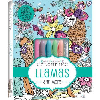 PASTEL COLOURING KIT: Llamas and More. “Kaleidoscope“
