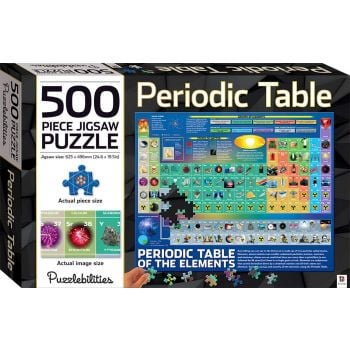 Periodic Table: Book and 500 Piece Jigsaw Puzzle
