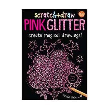 SCRATCH & DRAW PINK GLITTER: Create Magical Drawings