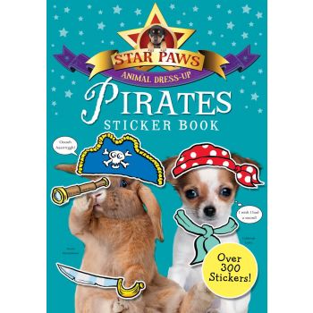 PIRATES STICKER BOOK. “Star Paws“: An Animal Dress-Up Sticker Book
