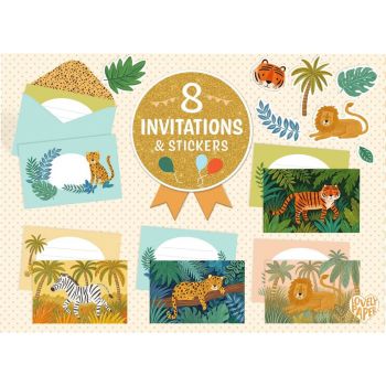 Покани за рожден ден:Джунгла /DD03491/