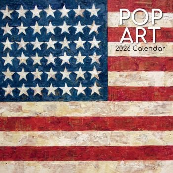 Pop Art. 16-Month Square Wall Calendar 2026