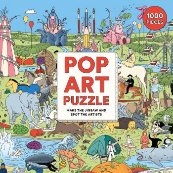 Pop Art Puzzle. A 1000-piece Jigsaw Puzzle