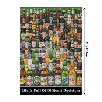 LIFE IS FULL OF HARD DECISIONS MAXI POSTER