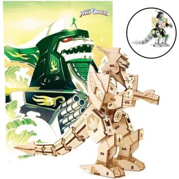 POWER RANGERS: DRAGONZORD 3D WOOD MODEL AND POSTER