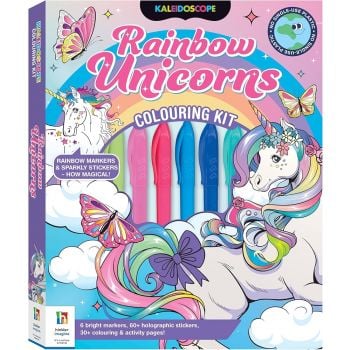 Rainbow Unicorns. Colouring Kit