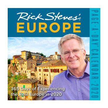 RICK STEVES` EUROPE PAGE-A-DAY CALENDAR 2020