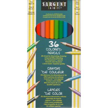 SARGENT ART 36 COLORED PENCILS