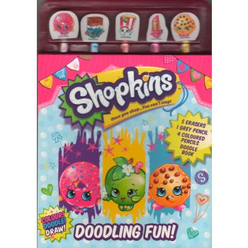 SHOPKINS: 5-Pencil Set