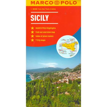 SICILY. “Marco Polo Map“