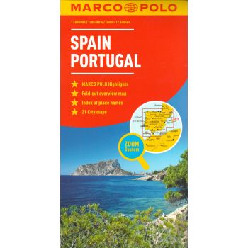 SPAIN, PORTUGAL. “Marco Polo Map“