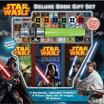 STAR WARS DELUXE BOOK GIFT SET: Light Saber Projector