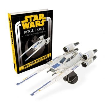 STAR WARS ROGUE ONE BOOK AND MODEL