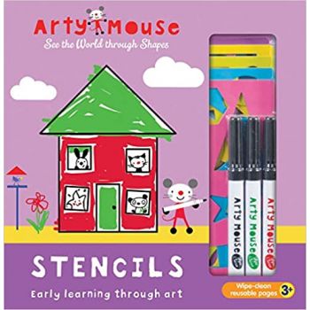 STENCILS: Early Learning Through Art. “Arty Mouse“