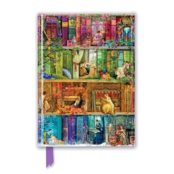 STITCH IN TIME BOOKSHELVES - Foiled Journal