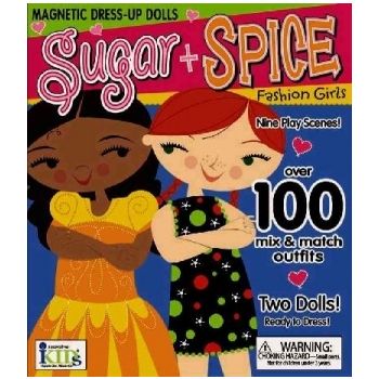 SUGAR + SPICE: Fashion Girls. Magnetic Dress-Up
