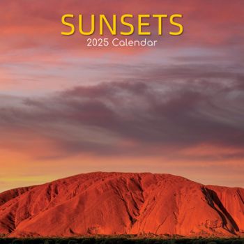 Sunsets 16-Month Square Wall Calendar 2025