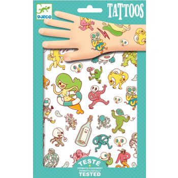 Татуировки Crazy Characters. Възраст: 3+ год. /DJ09583/, “Djeco“