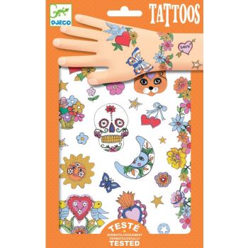 Татуировки Mexican Fiesta. Възраст: 3+ год. /DJ09578/, “Djeco“