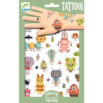 Татуировки Monsters. Възраст: 3+ год. /DJ09581/, “Djeco“