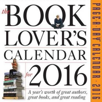 THE BOOK LOVER`S PAGE-A-DAY CALENDAR 2016