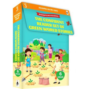 The Confident Reader Set of Green World Stories, Level 3 (6 Books Boxed Set)