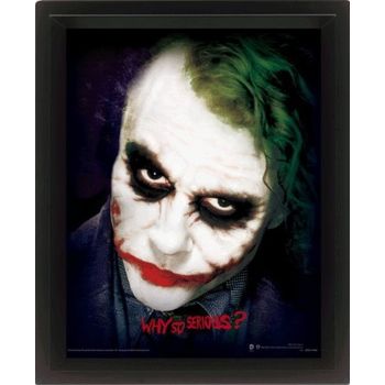 The Dark Knight (Why So Serious?) 3D Lenticular Poster /EPPL71158/