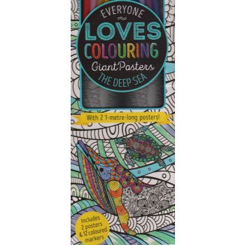 THE DEEP SEA: Colouring Poster Box